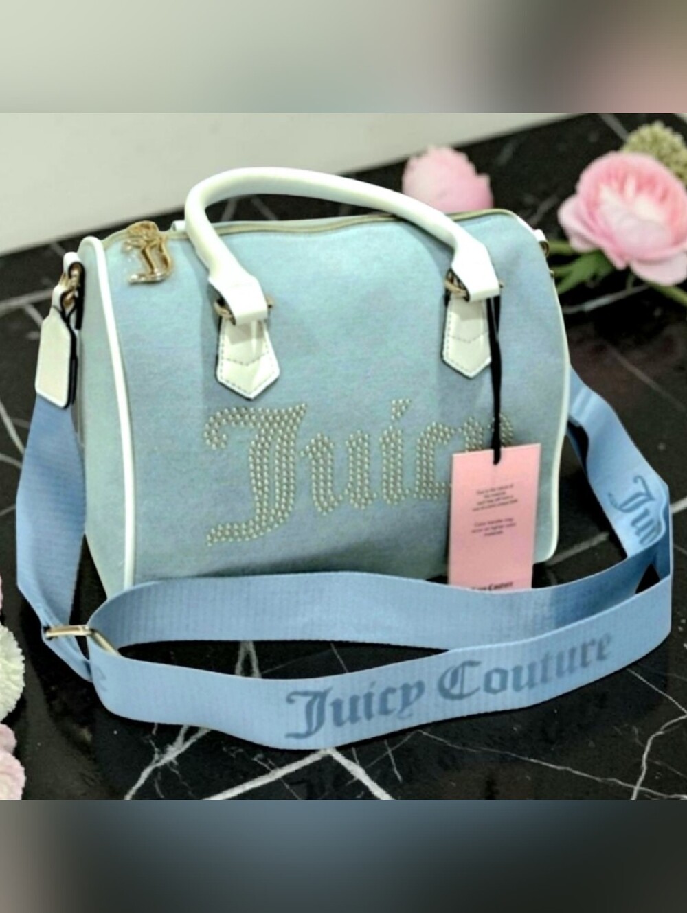 Juicy Couture Denim Obsession Satchel Shoulder Bag NWT